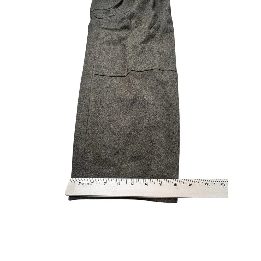 Vintage 1960s Rübezahl Bekleidung Military Wool Cargo Pocket Pants 32x29
